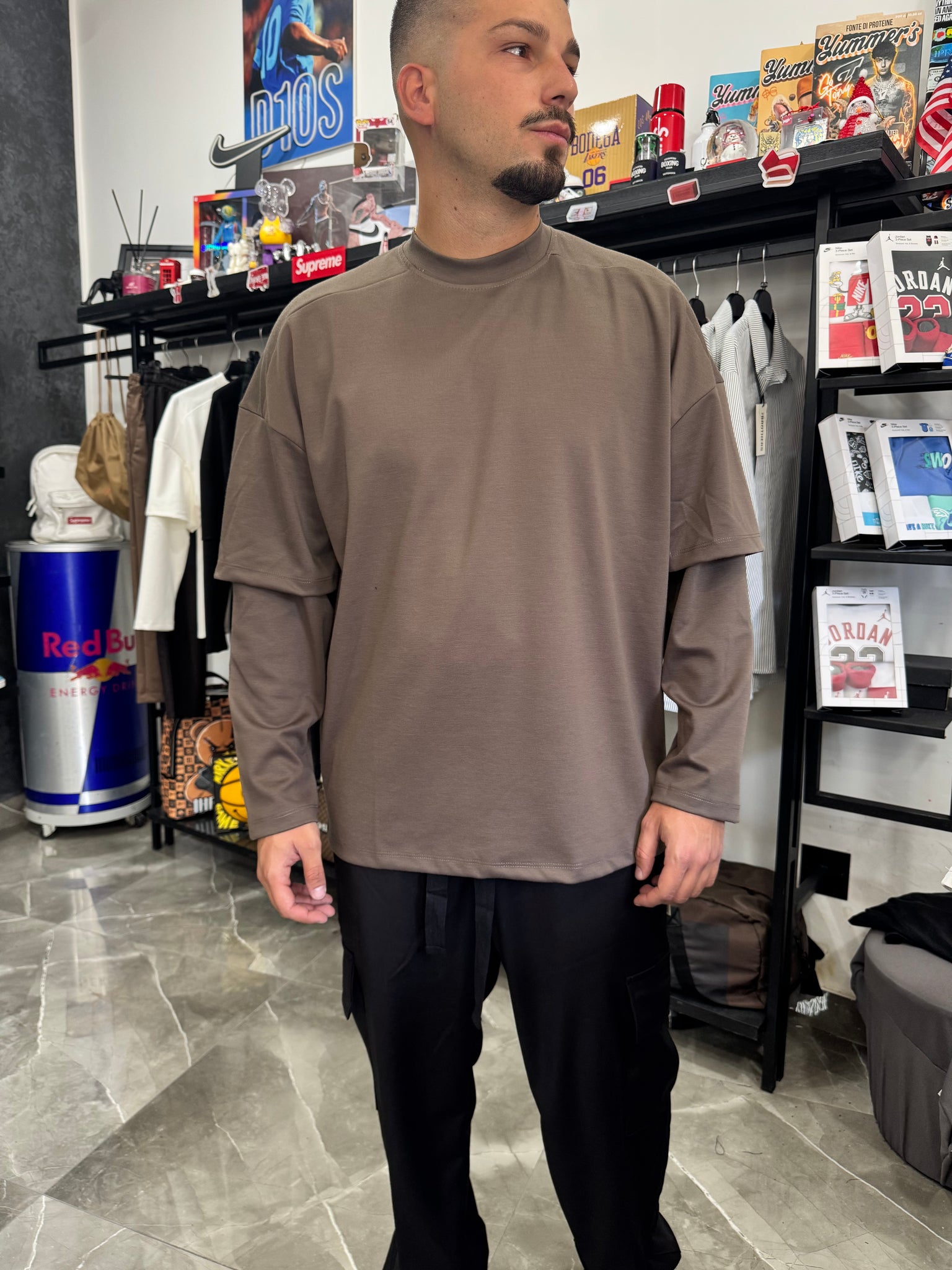 T-shirt Manica Lunga doppia