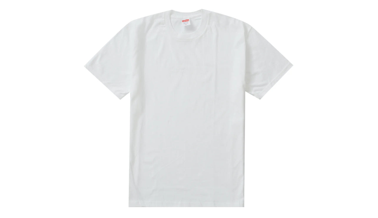 Supreme T-shirt Tonal Box Logo bianco