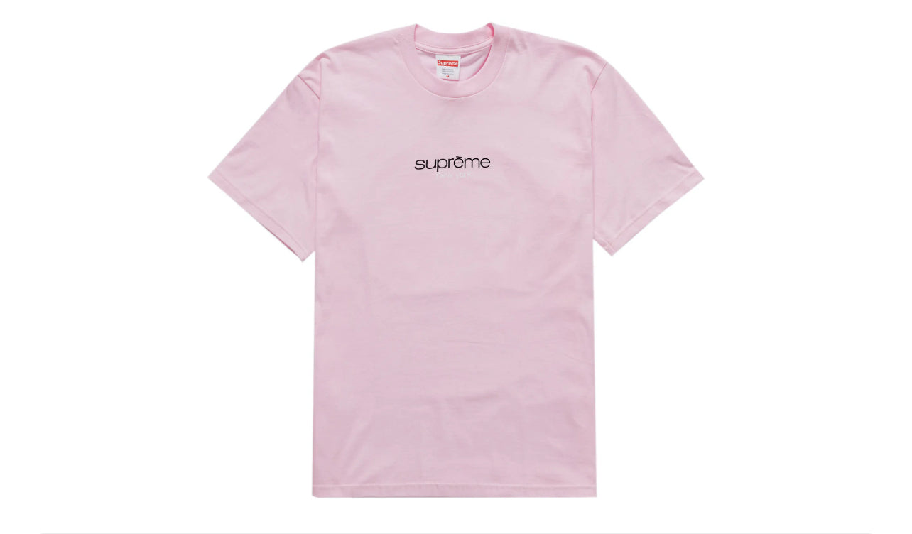 Supreme Classic Logo Tee Light Pink